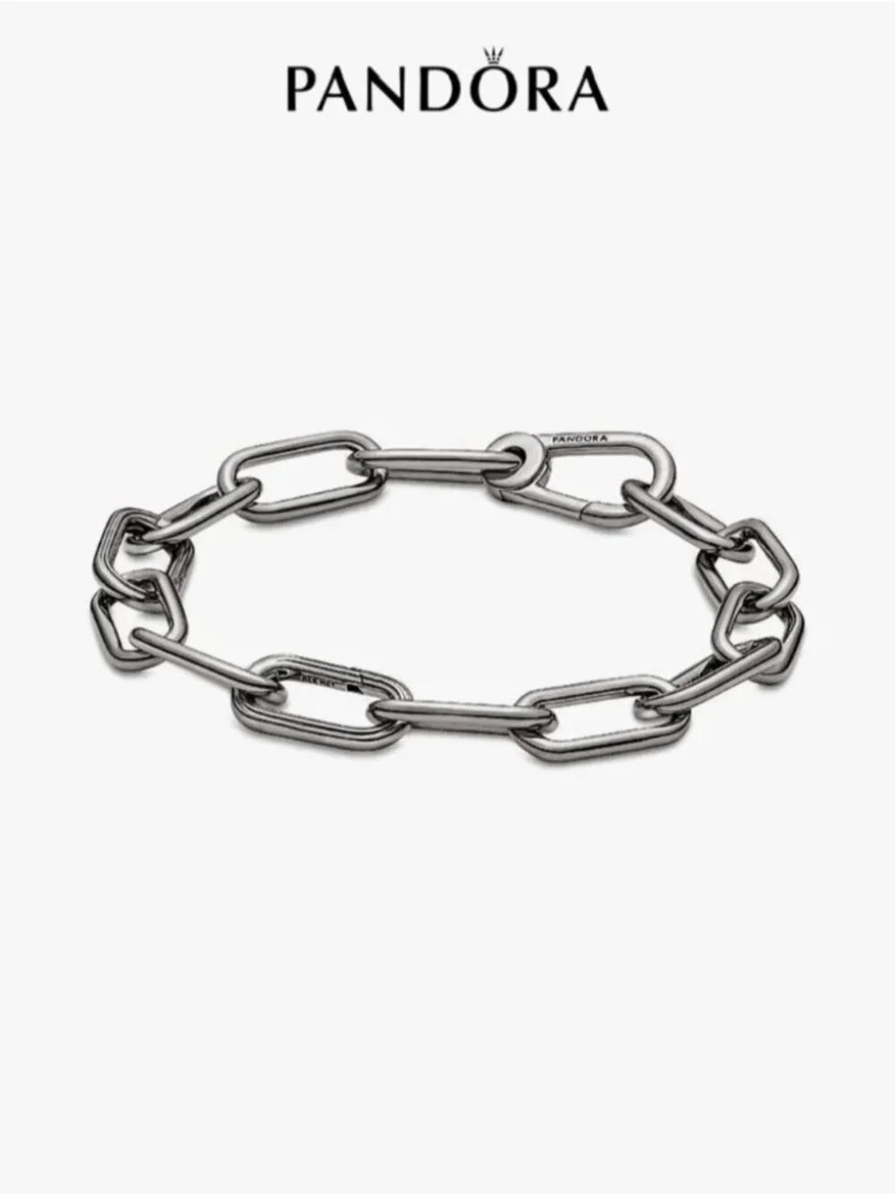 Pandora Silver Paperclip Link Bracelet
